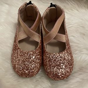 Glitter Ballet Flats